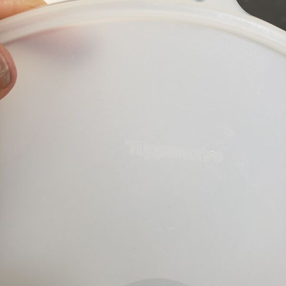 Vintage Tupperware Replacement Lid Sheer Clear Round 2197B-2   9.25" - Picture 3 of 5